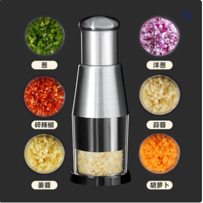 Garlic Crusher Onion Chopper Multipeler Vegetables Chopper Manual Garlic Press Machine Garlic Squeezer Kitchen Gadget